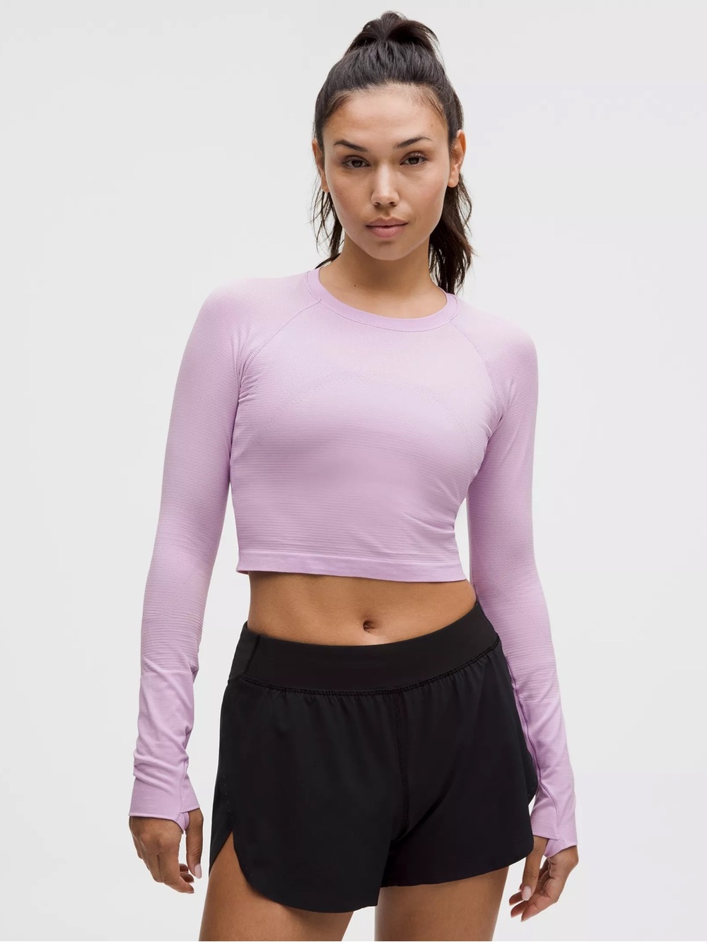 Lululemon Swiftly Tech Cropped Long Sleeve 2.0